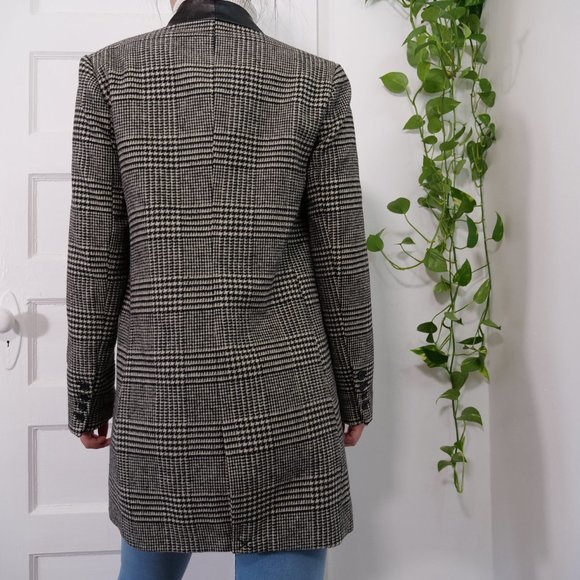 Minimalist gingham suit coat - Picture 3 of 12
